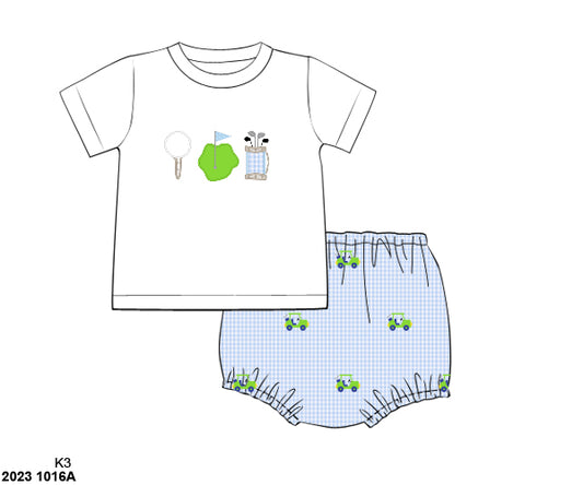 Spring Collection: Golf Diaper Set