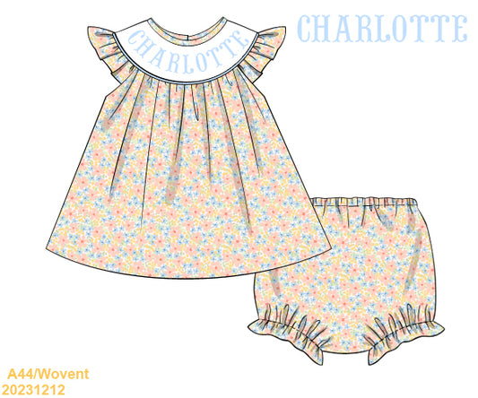 PRE ORDER: Summer Floral Bloomer Set