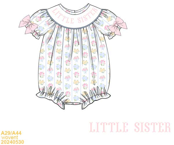 COMING HOME COLLECTION: Floral Little Sister Bubble