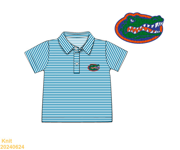 Lulu Bebe Gator Parade Boy Footie main image 0