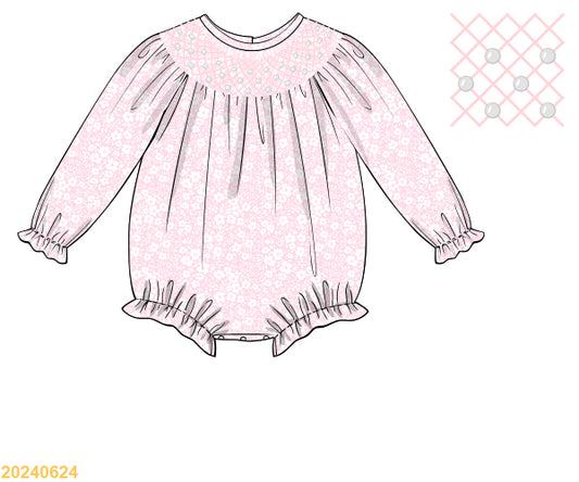 Winter Collection: Winter Pink Floral Bubble