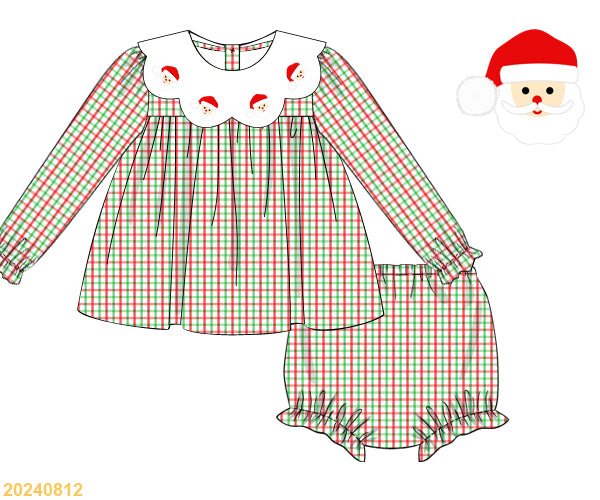 CHRISTMAS Collection: Santa Baby Bloomer Set