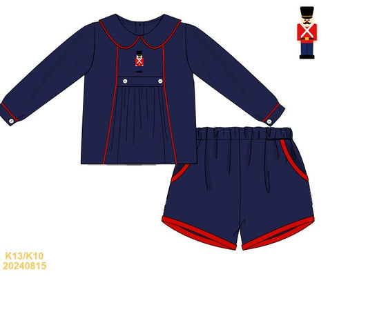 CHRISTMAS Collection: Toy Soldier Shorts Set