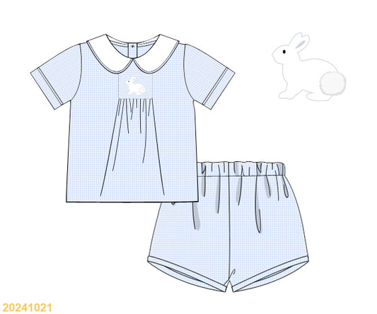 SPRING PRE SALE: Boy Bunny Shorts Set