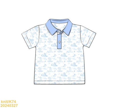 Puppy Toile polo