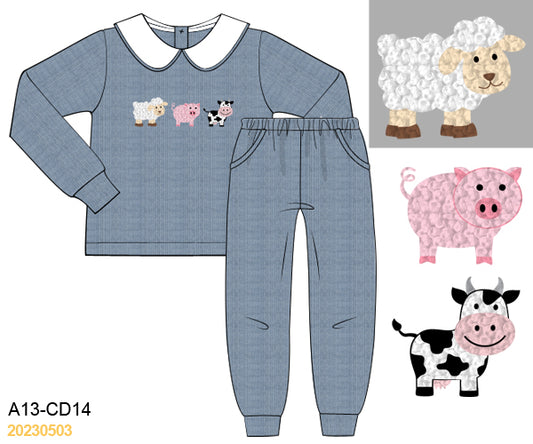 Farm Friends Sweater Jogger Set