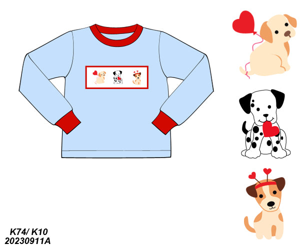 VALENTINE COLLECTION: Valentine Puppies Shirt