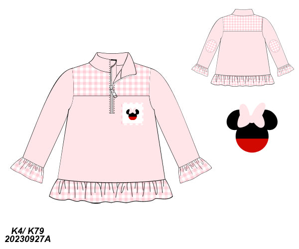 Magical Moments Collection: Lt Pink Mouse Pullover