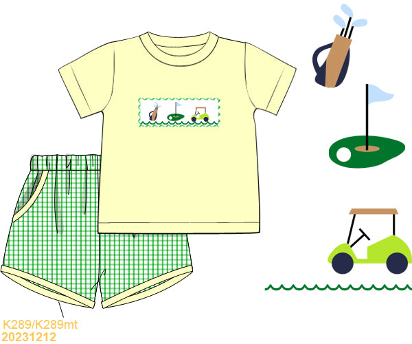 SPRING PRE SALE: Caddy Shorts Set