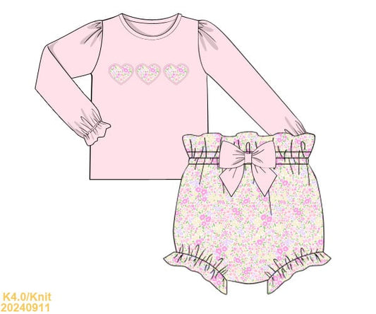 PRE SALE: Spring Hearts Shortie Set