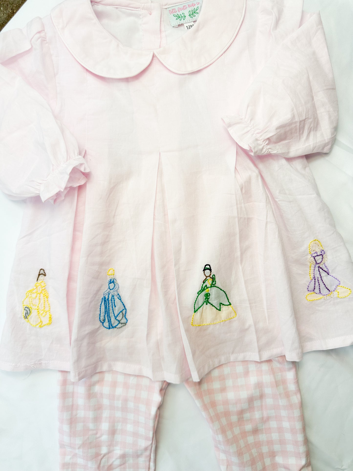 Magical Moments Collection: Shadow Embroidery Princess Pants Set