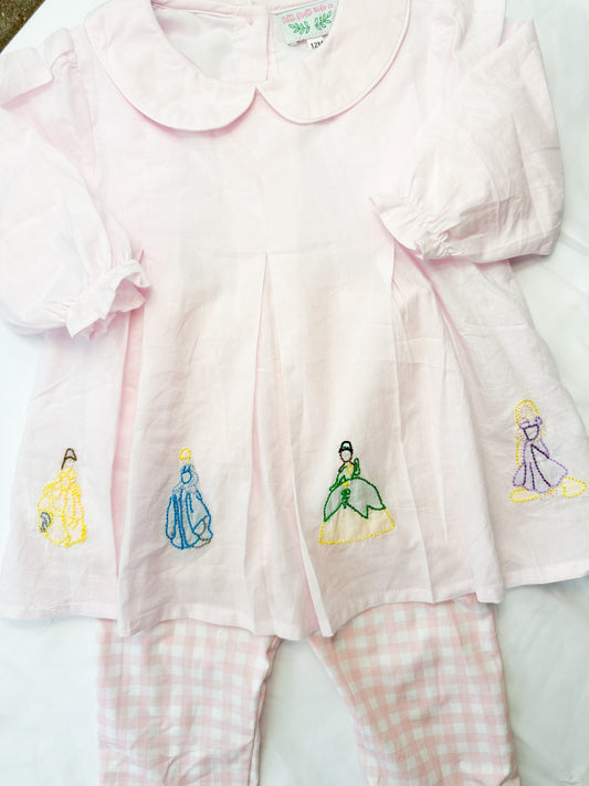 Magical Moments Collection: Shadow Embroidery Princess Pants Set