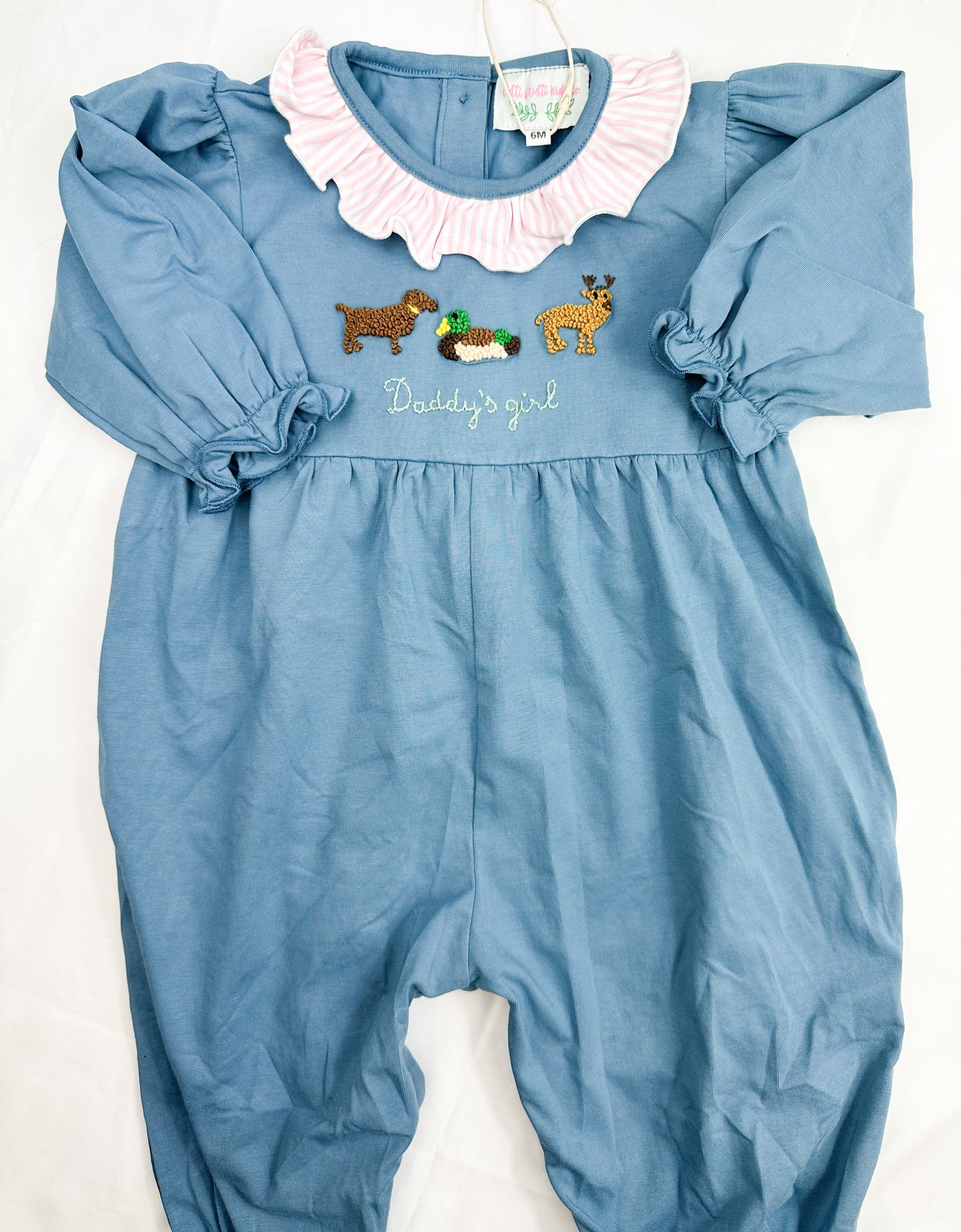 Winter collection: daddy’s girl hunting romper