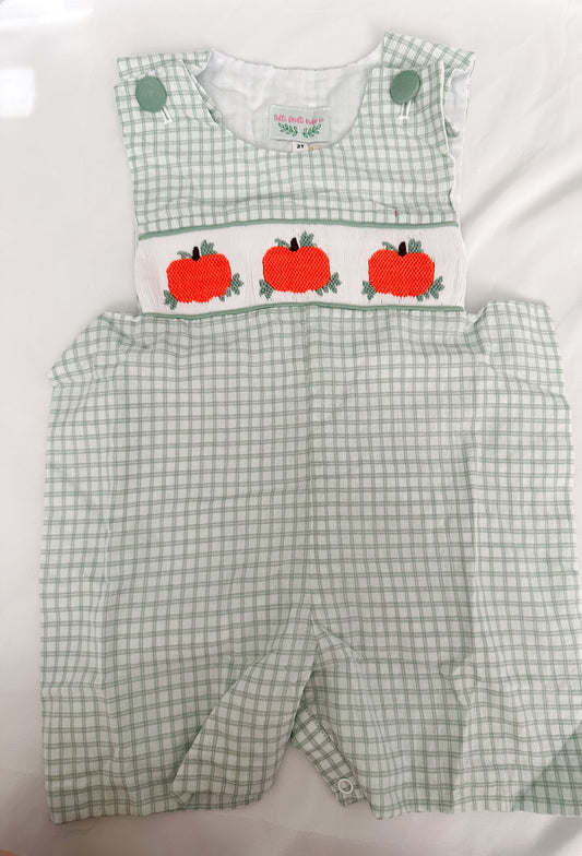 Fall Collection: pumpkin patch shortall