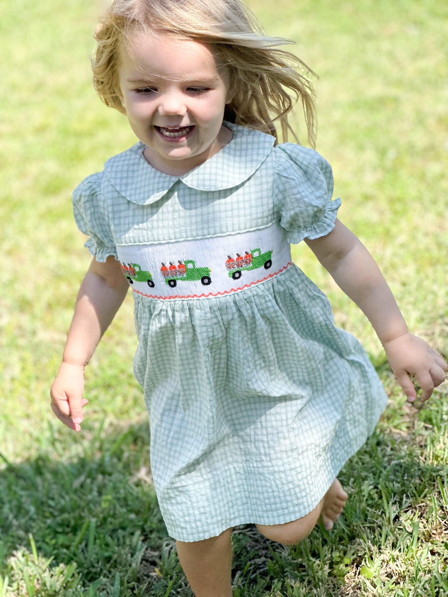 Fall Collection: Pumpkin Truck Dress