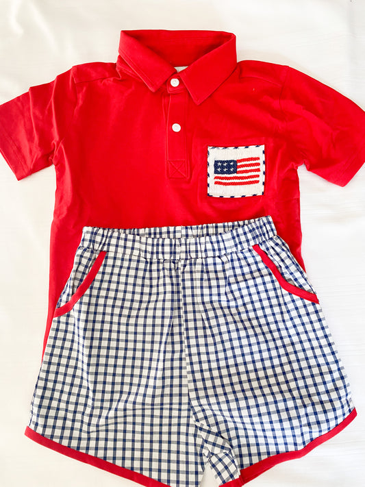 Patriotic collection: Traditional shorts set