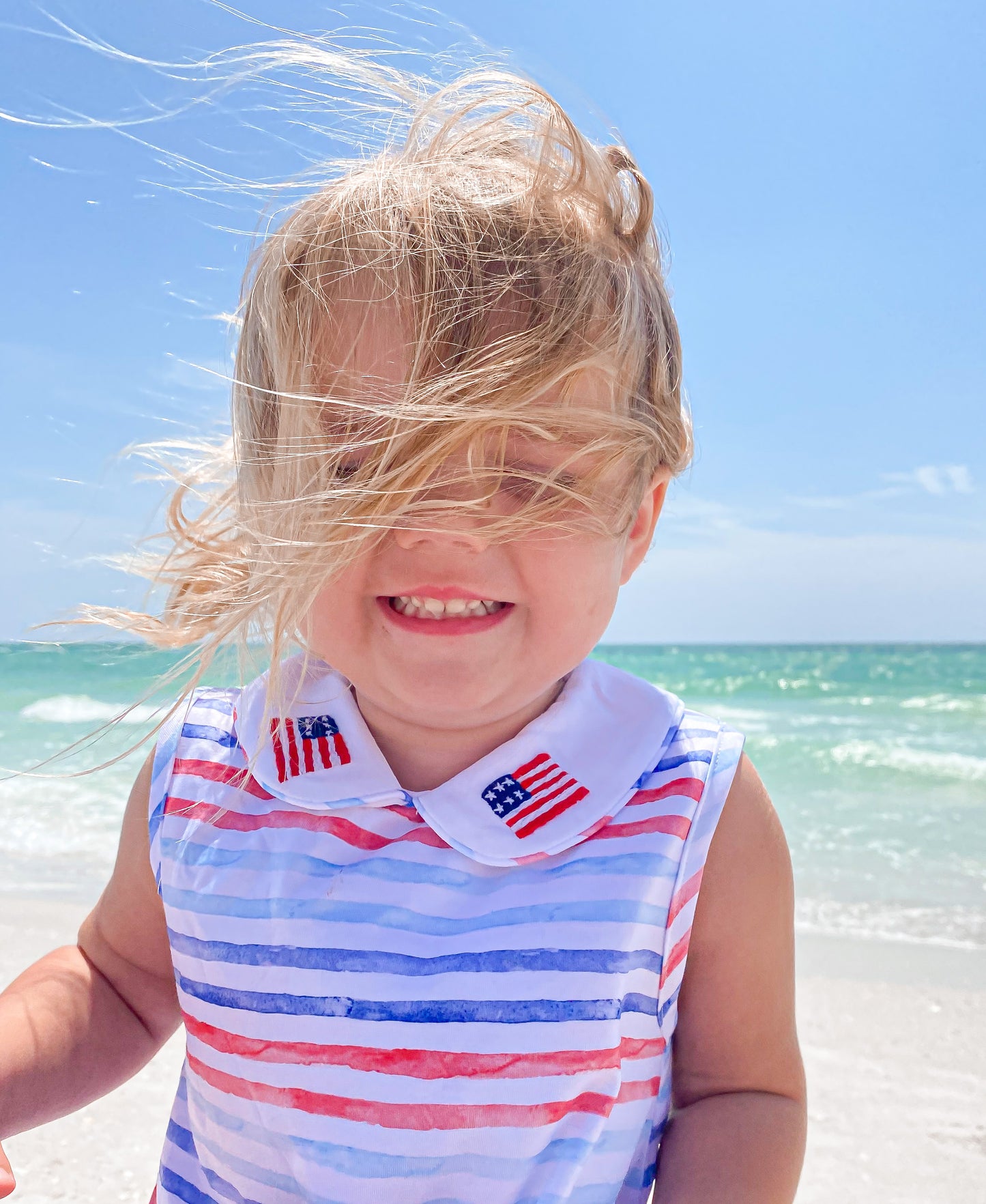 PATRIOTIC COLLECTION: All Knit Flag dress