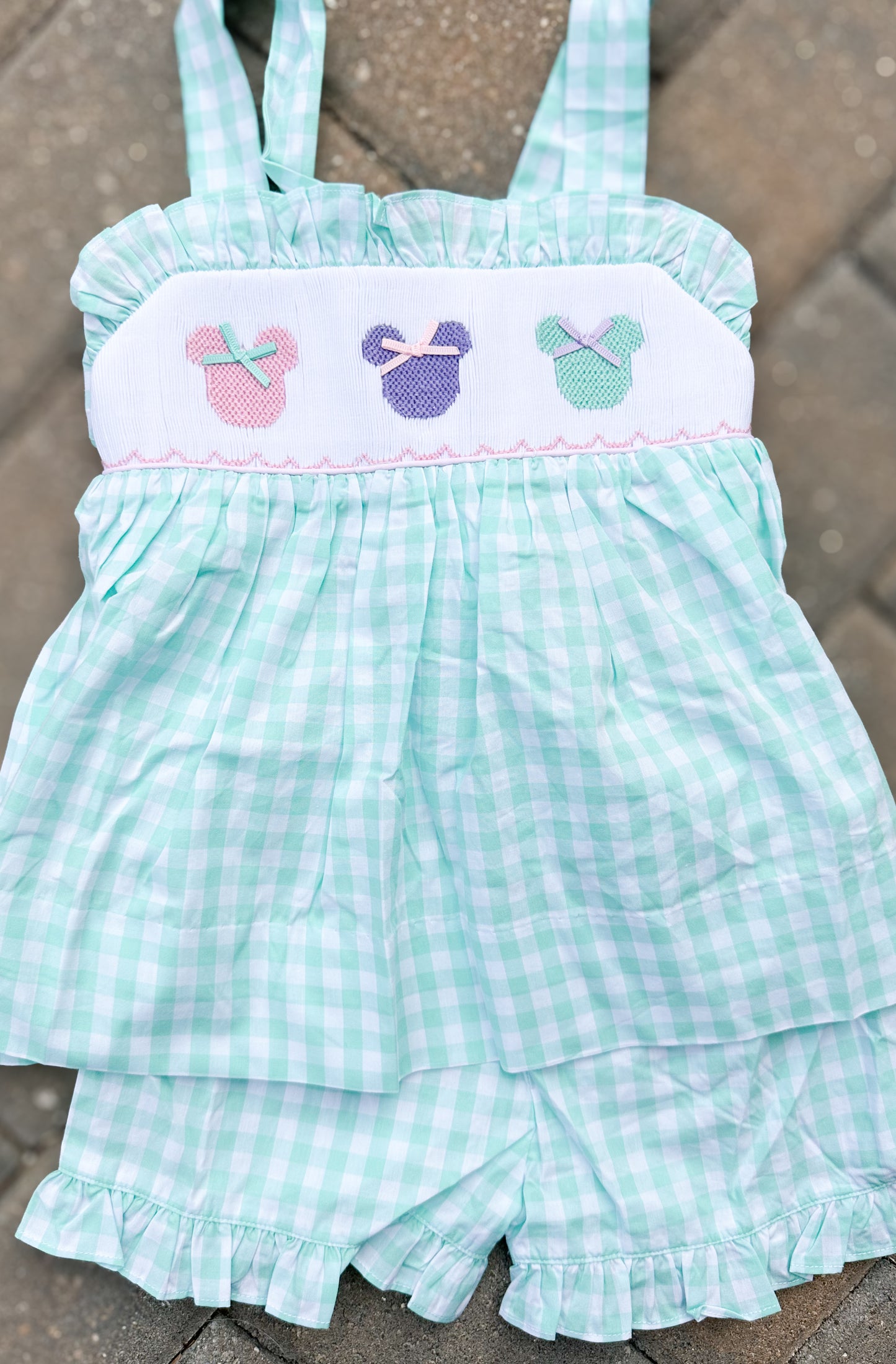 Magical Moments: Pastel Minnie Shorts Set