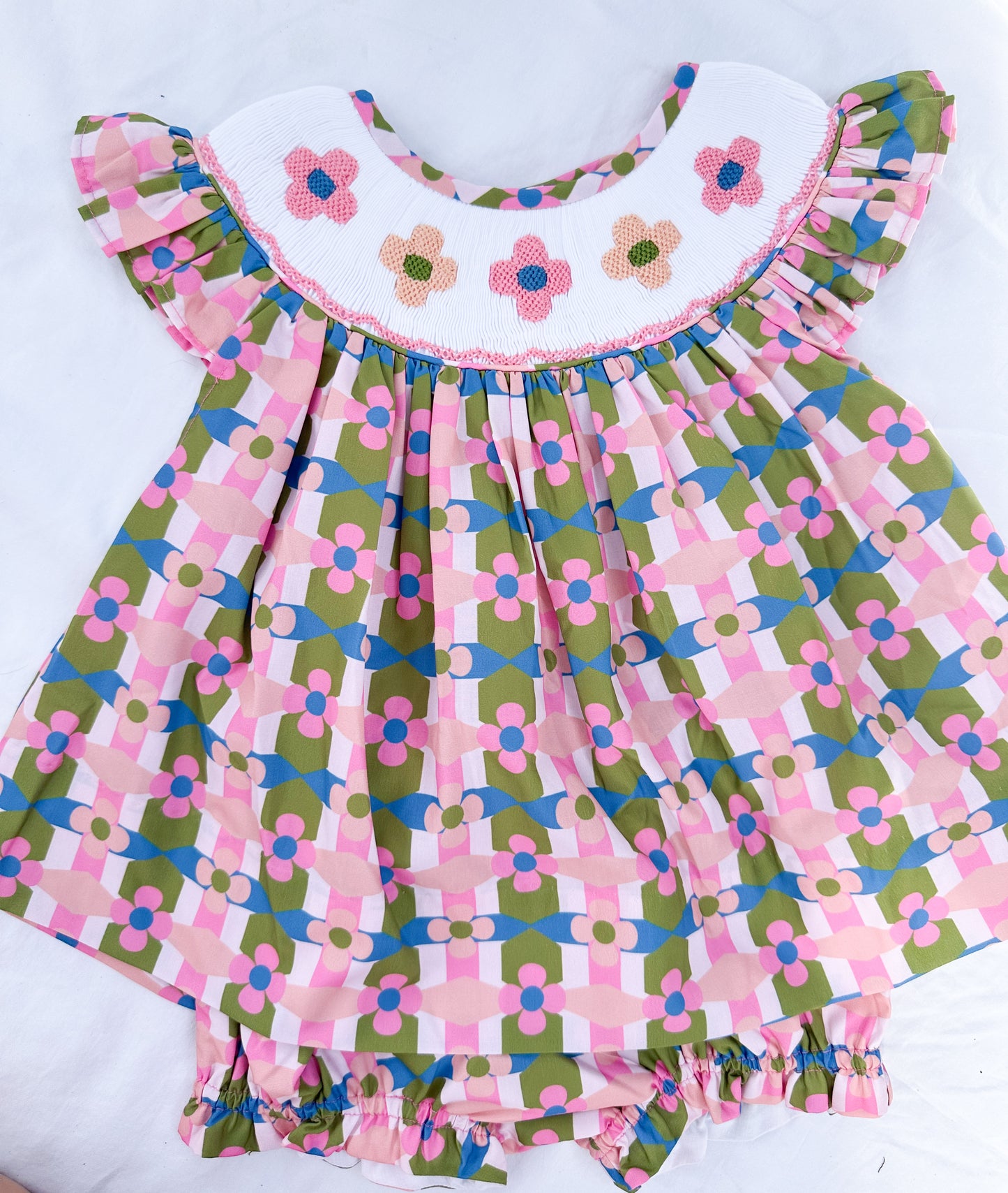 Spring Collection: Retro Floral Bloomer Set