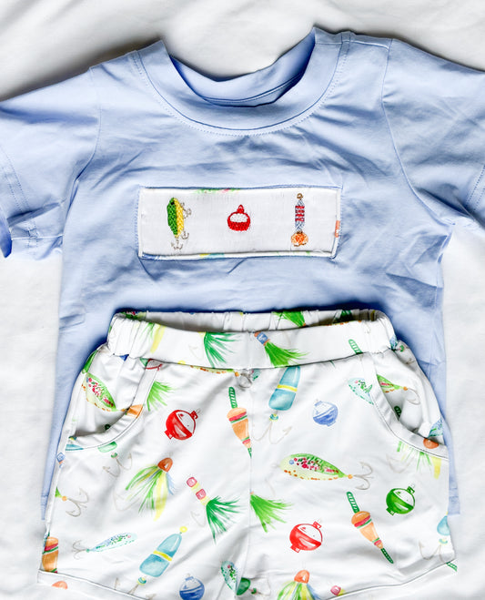 Summer Collection: Gone fishin shorts set