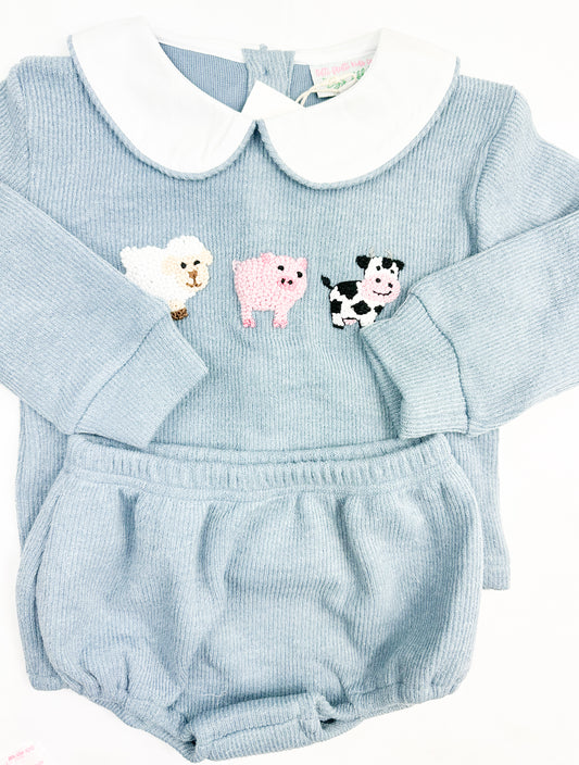 WINTER COLLECTION: Farm Friends Sweater Diaper Set