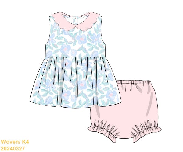 SPRING PRESALE: Charlotte Floral Bloomer Set