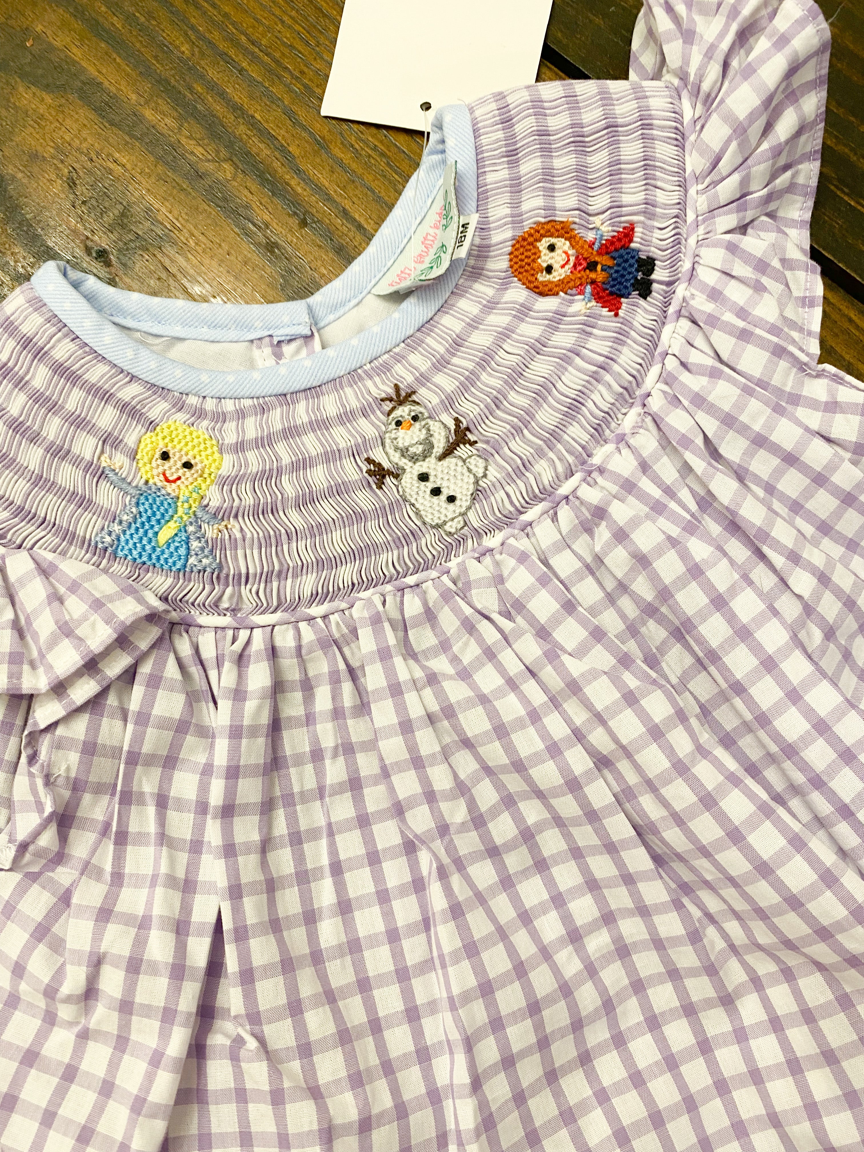 Elsa smocked cheap dress