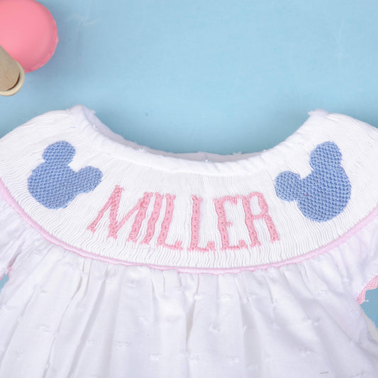 MAGICAL MOMENTS COLLECTION: Magical Mouse Name smock Bubble