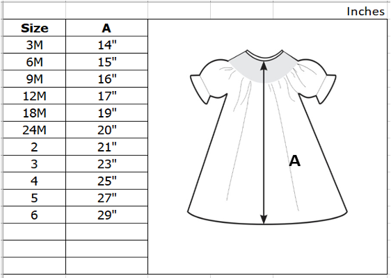 SIZE CHARTS