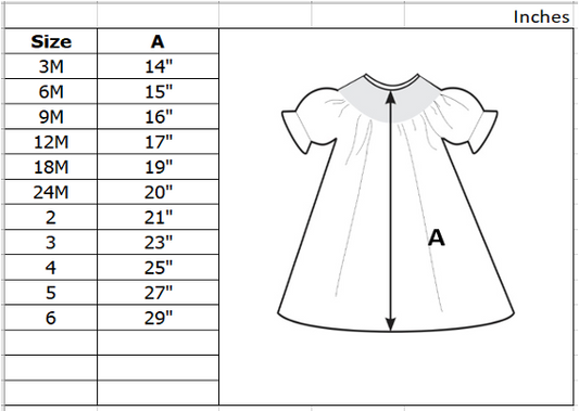 SIZE CHARTS